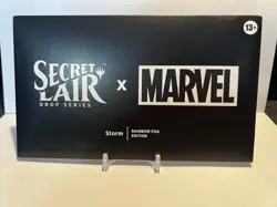 MTG Secret Lair x Marvel Storm Rainbow Foil Edition - Sealed NEW - Image 1