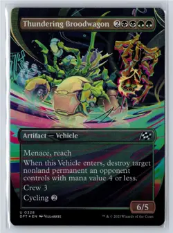 Thundering Broodwagon (Borderless) Aetherdrift 328 Uncommon - Image 1