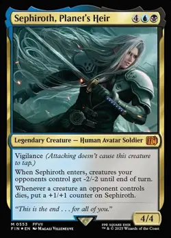 Sephiroth, Planet's Heir (FOIL) - FINAL FANTASY (FIN) (Near Mint NM) - Image 1