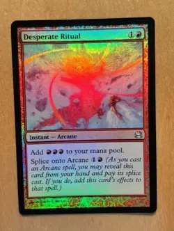 MTG Magic the Gathering Desperate Ritual Foil Modern Masters LP - Image 1