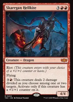 Skarrgan Hellkite (Near Mint NM) Tarkir: Dragonstorm Commander (TDC) - Image 1