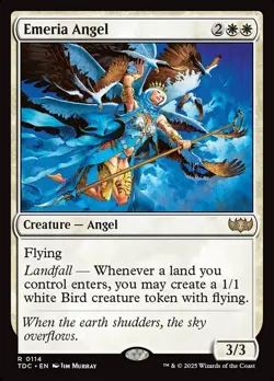 Emeria Angel (Near Mint NM) MTG Magic - Tarkir: Dragonstorm (TDC) - Image 1