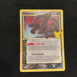 Pokemon Umbreon Star 17/17 Celebrations Classic Collection Holo Stamped Card TCG - Image 4