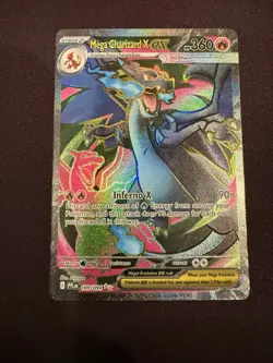 Pokemon TCG Mega Charizard X Ex 109/094 Full Art Phantasmal Flames NM Pack Fresh - Image 1