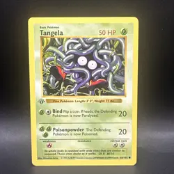 Tangela 1st Edition Shadowless - 1999 Pokemon Base Set - 66/102 - Image 1
