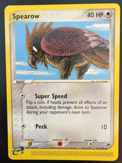 Pokemon TCG Spearow Sandstorm 81/100 Regular NM - Image 1