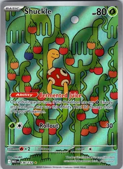 Shuckle - 136/132 ME01: Mega Evolution Pokemon TCG NM Holo - Image 1