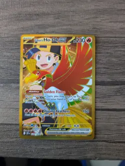 Pokemon Ethan's Ho-Oh ex Hyper Rare Full Art 239/182 Sv10 Destined Rivals Holo - Image 1
