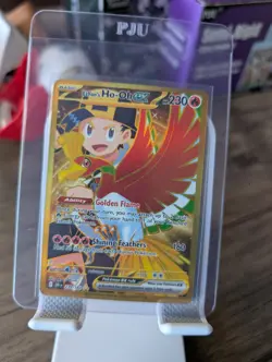 Pokemon Ethan's Ho-Oh ex Hyper Rare Full Art 239/182 Sv10 Destined Rivals Holo - Image 5