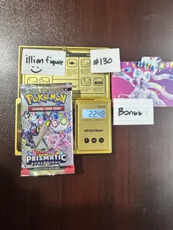 VERY HEAVY! GOD PACKUUU 22.48g Prismatic Evolutions Pokemon TCG Booster (SEALED) - Image 1
