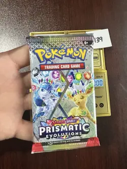 VERY HEAVY! GOD PACKUUU 22.37g Prismatic Evolutions Pokemon TCG Booster (SEALED) - Image 2