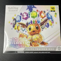 Pokemon TCG Prismatic Evolutions Elite Trainer Box ETB Brand New Factory Sealed! - Image 1