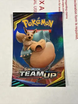 Eevee & Snorlax Holo Sticker | Pokemon Sun & Moon: Team Up (K54) - Image 1