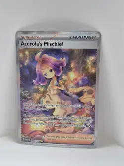 Pokemon TCG : Acerola's Mischief 183/132 Me01: Mega Evolution Holo NM - Image 1