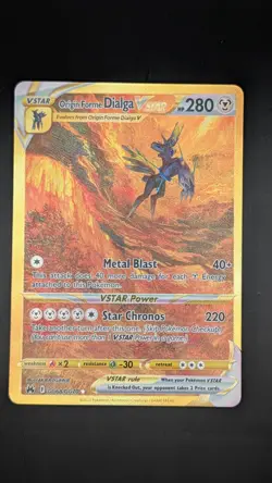 Pokemon Origin Forme Dialga VSTAR Secret Rare Holo Crown Zenith GG68/GG70 280 HP - Image 1