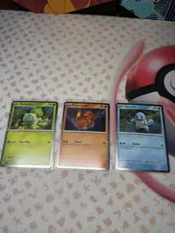 Pokemon 151 Starter Promo (46/47/48) Charmander, Squirtle, Bulbasaur Lot - Image 1