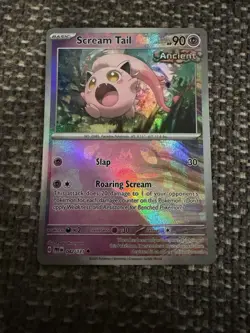 Scream Tail Pokemon Prismatic Evolutions 042/131 Master Ball Pattern Holo - NM - Image 1