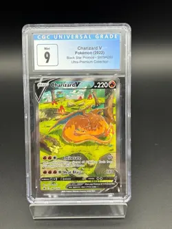 Charizard V SWSH260 Ultra-premium Collection Pokemon CGC 9 - Image 1