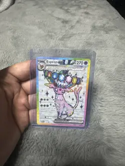 Espeon ex 175 SVP Black Star Promo Prismatic Evolutions Figure Coll. Pokemon NM - Image 1
