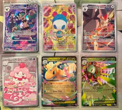 Ascended Heroes Pokemon Card Lot of 6 - Marill, Mega Dragonite ex, Slurpuff + - Image 1