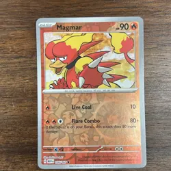 Magmar 126/165 Reverse Holo MEWen English 151 Pokemon Card NM - Image 1