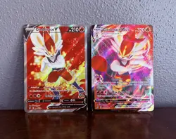 Cinderace V 178/192 and VMAX 036/192 - Pokemon Rebel Clash - Ultra Rare - NM - Image 1