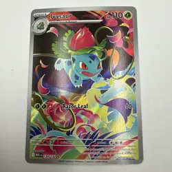 Pokemon TCG Ivysaur 134/132 Mega Evolution Reverse Holo NM - Image 1
