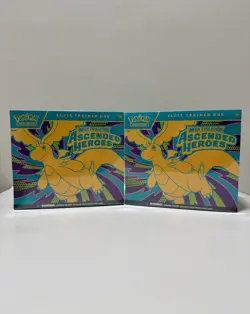 2x Ascended Heroes Elite Trainer Box ETB Lot Pokemon TCG New/Sealed ✅ - Image 1