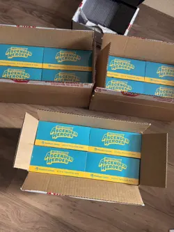 Pokemon TCG Ascended Heroes Pokemon Center ETB Elite Trainer Box x4 Opened Case - Image 1