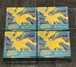 Pokemon TCG Ascended Heroes Pokemon Center ETB Elite Trainer Box x4 Opened Case - Image 2