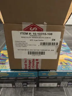 Pokemon TCG Ascended Heroes Pokemon Center ETB Elite Trainer Box x4 Opened Case - Image 4