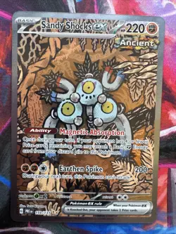 Pokemon Sandy Shocks EX Holo Illustration Rare Sv: Prismatic Evolutions 159/131… - Image 1