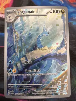 Pokemon Dragonair 181/165 Sv: Scarlet & Violet 151 Illustration Rare NM - Image 1
