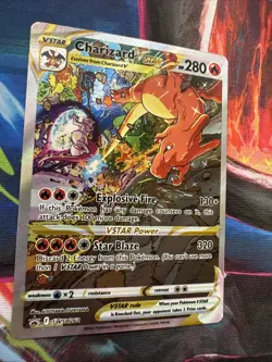 Pokemon TCG Charizard VSTAR SWSH262 Holo Black Star Promo Alternative Art - Image 2