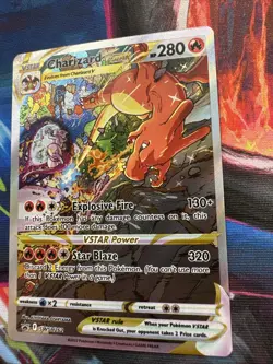 Pokemon TCG Charizard VSTAR SWSH262 Holo Black Star Promo Alternative Art - Image 3