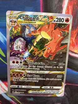 Pokemon TCG Charizard VSTAR SWSH262 Holo Black Star Promo Alternative Art - Image 4