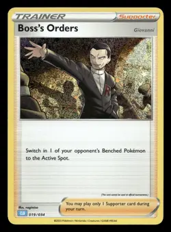 Boss's Orders 019/034 TCG Classic Blastoise Pokemon NM - Image 1