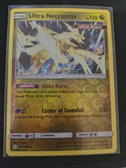 2019 Pokemon Ultra Necrozma - SM - Cosmic Eclipse - 164/236 - Reverse Holo - NM - Image 1