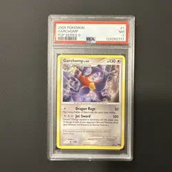2009 Pokemon Pop Series 9 Garchomp #1 PSA 7 - Image 1