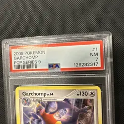 2009 Pokemon Pop Series 9 Garchomp #1 PSA 7 - Image 3