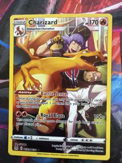 2022 Pokemon SWSH Lost Origin Charizard Trainer Gallery #TG03/TG30 - Image 2