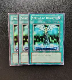 Yu-Gi-Oh - Spring Of Rebirth 3X - Full Playset - Image 1