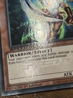 Amazoness Swords Woman (Secret Rare) SGX3-END02 Speed Duel GX 1st Edition LP - Image 3