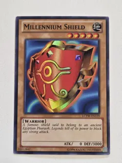 Millennium Shield LCYW-EN159 Super Rare Yugioh Legendary Collection Yugi's World - Image 1