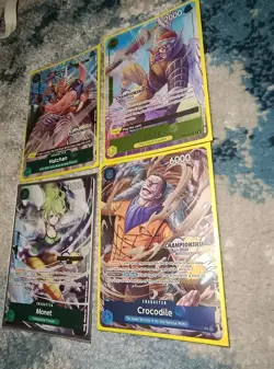 One Piece Card Game Stamped Championship Promo Crocodile Monet 2024 - Image 2