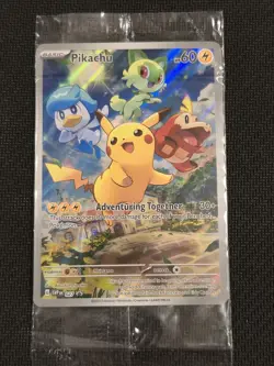 Pikachu 027 Sv: Scarlet & Violet Promo Cards Holo Still SEALED!! - Image 1