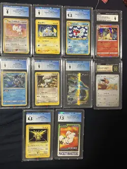 Lot Of CGC Graded Cards Pokemon Modern and Japanese - Image 1