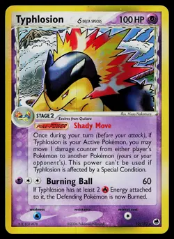 Pokemon Card - Typhlosion (Delta Species) Dragon Frontiers 12/101 Holo Rare - Image 1