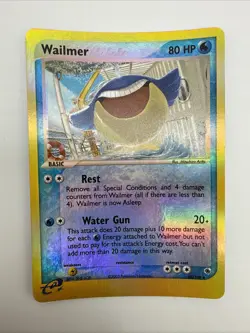 Wailmer 48/109 EX Ruby & Sapphire Reverse Holo Uncommon E-Reader Pokemon Card - Image 3