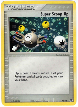 Super Scoop Up 99/112 EX FireRed & LeafGreen Reverse Holo Uncommon Pokemon Card - Image 1